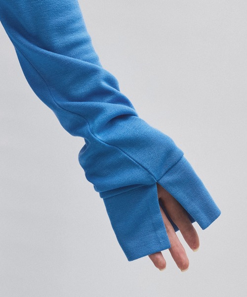 ADAM ET ROPE'（アダムエロペ）の「ポロシャツライクカットソーワンピース（ワンピース・レディース・ブルー系その他4/ブラック・FREE）」の3枚目の写真