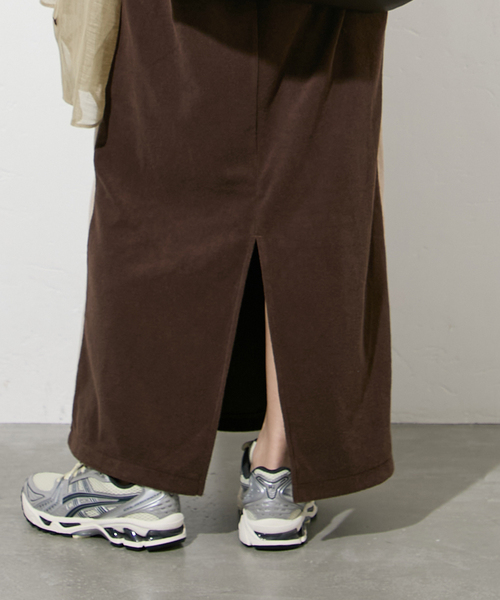 JOURNAL STANDARD（ジャーナルスタンダード）の「パイルラインワンピース（ワンピース・レディース・ブラウン/グレー・FREE）」の16枚目の写真