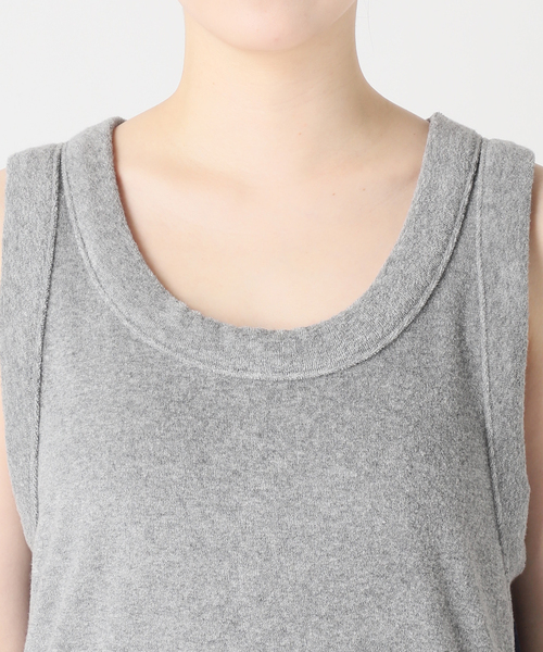 JOURNAL STANDARD（ジャーナルスタンダード）の「パイルラインワンピース（ワンピース・レディース・ブラウン/グレー・FREE）」の9枚目の写真