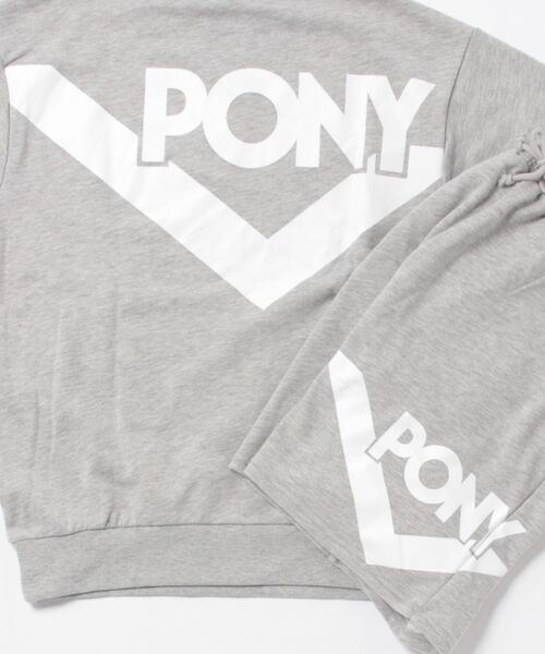 セール】PONY 半袖スウェットセットアップ（スウェット）｜PONY