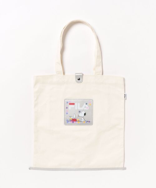 FILA(フィラ)の「【FILA/フィラ × PEANUTS/ピーナッツ】キャンバストートバッグ(トートバッグ・レディース・ベージュ/ブラック/ホワイト・FREE)」の17枚目の写真