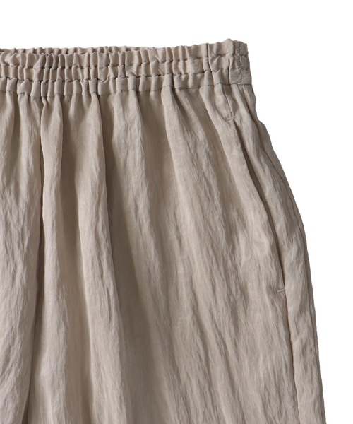 DRESSLAVE（ドレスレイブ）の「fibril lyocell washer easy pants(フィブリルリヨセルウォッシャーイージーパンツ)（その他パンツ・レディース・ブラック/ベージュ・38/36）」の10枚目の写真