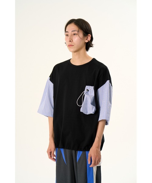 DISCOVERED（ディスカバード）の「OUT POCKET TEE（Tシャツ/カットソー・メンズ・ホワイト/ブラック・SMALL/LARGE）」の3枚目の写真