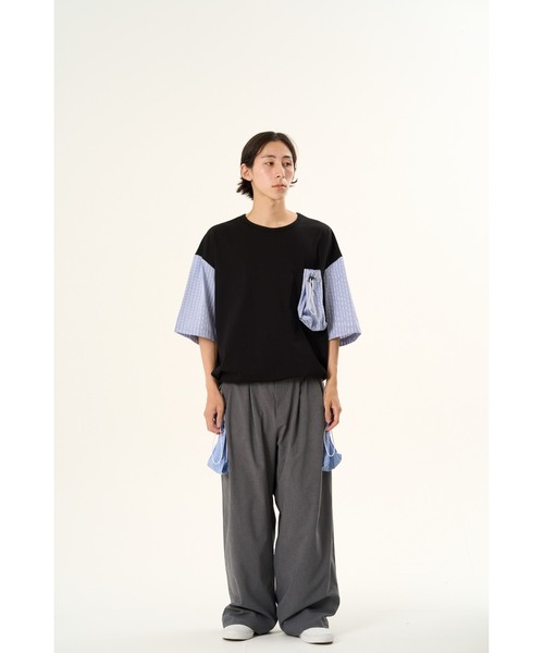 DISCOVERED（ディスカバード）の「OUT POCKET TEE（Tシャツ/カットソー・メンズ・ホワイト/ブラック・SMALL/LARGE）」の13枚目の写真