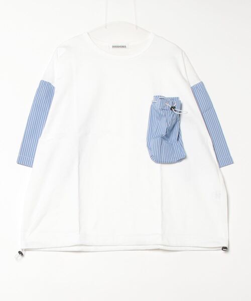 DISCOVERED（ディスカバード）の「OUT POCKET TEE（Tシャツ/カットソー・メンズ・ホワイト/ブラック・SMALL/LARGE）」の22枚目の写真