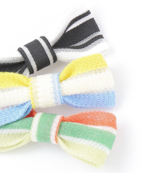 niko and...（ニコアンド）の「リボン2SETヘアクリップ（バレッタ/ヘアクリップ・レディース・オレンジ/ブラック/ブルー・0）」の5枚目の写真