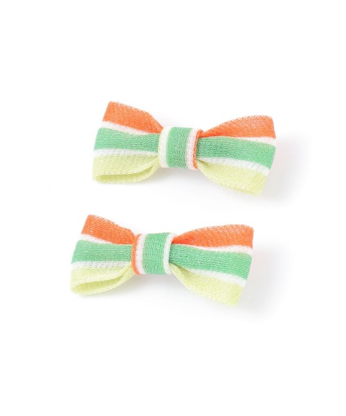 niko and...（ニコアンド）の「リボン2SETヘアクリップ（バレッタ/ヘアクリップ・レディース・オレンジ/ブラック/ブルー・0）」の6枚目の写真