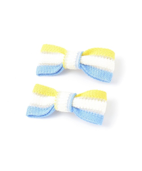 niko and...（ニコアンド）の「リボン2SETヘアクリップ（バレッタ/ヘアクリップ・レディース・オレンジ/ブラック/ブルー・0）」の7枚目の写真