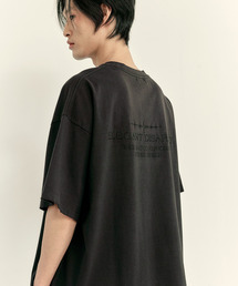 LIBERE | LIBERE リベーレ / ELEGANT DISARRY T-SHIRT 立体刺繍ビッグシルエットTシャツ / 251212-251213(Tシャツ/カットソー)