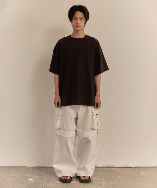 LIBERE(リベーレ)の「LIBERE リベーレ / ELEGANT DISARRY T-SHIRT 立体刺繍ビッグシルエットTシャツ / 251212-251213(Tシャツ/カットソー・メンズ・ブラック/ホワイト・LARGE/MEDIUM/SMALL)」の16枚目の写真