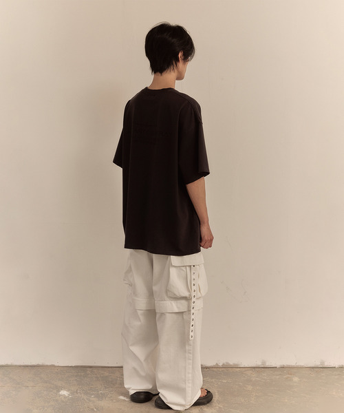 LIBERE(リベーレ)の「LIBERE リベーレ / ELEGANT DISARRY T-SHIRT 立体刺繍ビッグシルエットTシャツ / 251212-251213(Tシャツ/カットソー・メンズ・ブラック/ホワイト・LARGE/MEDIUM/SMALL)」の13枚目の写真