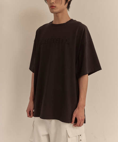 LIBERE(リベーレ)の「LIBERE リベーレ / ELEGANT DISARRY T-SHIRT 立体刺繍ビッグシルエットTシャツ / 251212-251213(Tシャツ/カットソー・メンズ・ブラック/ホワイト・LARGE/MEDIUM/SMALL)」の12枚目の写真