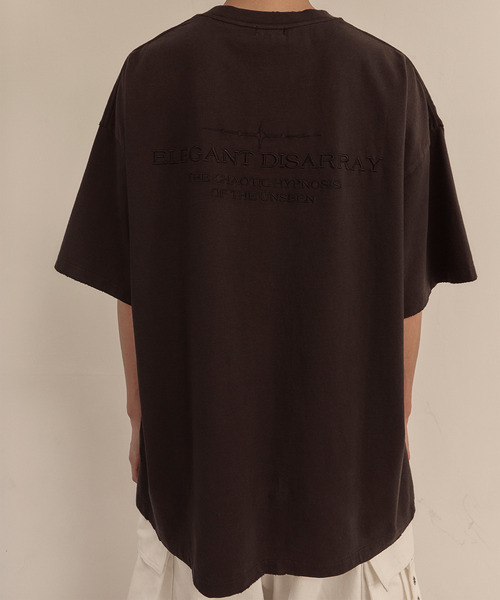 LIBERE(リベーレ)の「LIBERE リベーレ / ELEGANT DISARRY T-SHIRT 立体刺繍ビッグシルエットTシャツ / 251212-251213(Tシャツ/カットソー・メンズ・ブラック/ホワイト・LARGE/MEDIUM/SMALL)」の11枚目の写真