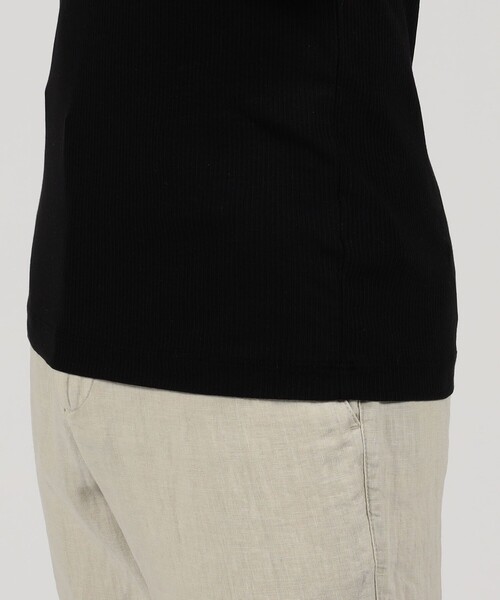 JAMES PERSE(ジェームスパース)の「MNL3633 コットンリブ タンクトップ MNL3633(Tシャツ/カットソー・メンズ・ブラック/ホワイト・0/1)」の6枚目の写真