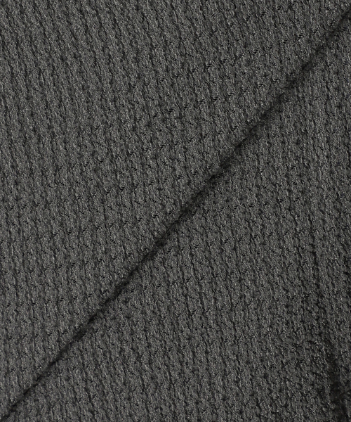 EDIFICE（エディフィス）の「ウェーブメッシュ ワイドシルエット 5分袖 オープンカラーシャツ（シャツ/ブラウス・メンズ・ホワイト/サックスブルー/ブラック/チャコールグレー・LARGE/MEDIUM/SMALL）」の9枚目の写真