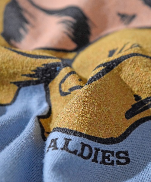 ALDIES(アールディーズ)の「Chorus Big T / コーラスビッグT(Tシャツ/カットソー・メンズ・グレー/ホワイト/ブルー・FREE)」の16枚目の写真