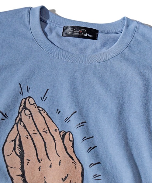 ALDIES(アールディーズ)の「Chorus Big T / コーラスビッグT(Tシャツ/カットソー・メンズ・グレー/ホワイト/ブルー・FREE)」の17枚目の写真