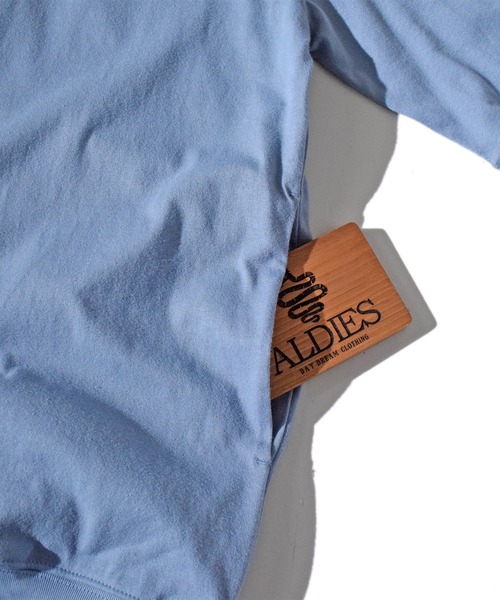ALDIES(アールディーズ)の「Chorus Big T / コーラスビッグT(Tシャツ/カットソー・メンズ・グレー/ホワイト/ブルー・FREE)」の18枚目の写真