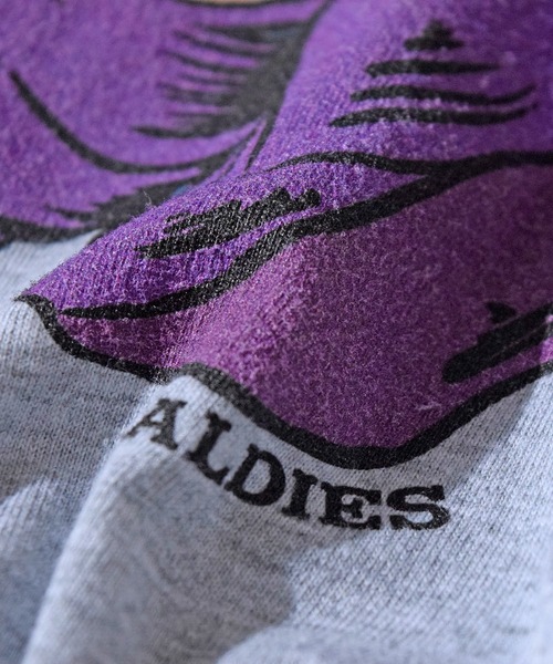 ALDIES(アールディーズ)の「Chorus Big T / コーラスビッグT(Tシャツ/カットソー・メンズ・グレー/ホワイト/ブルー・FREE)」の11枚目の写真