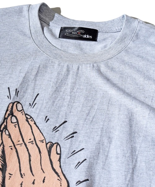 ALDIES(アールディーズ)の「Chorus Big T / コーラスビッグT(Tシャツ/カットソー・メンズ・グレー/ホワイト/ブルー・FREE)」の12枚目の写真