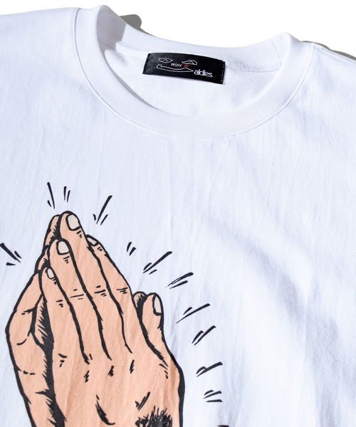 ALDIES(アールディーズ)の「Chorus Big T / コーラスビッグT(Tシャツ/カットソー・メンズ・グレー/ホワイト/ブルー・FREE)」の7枚目の写真