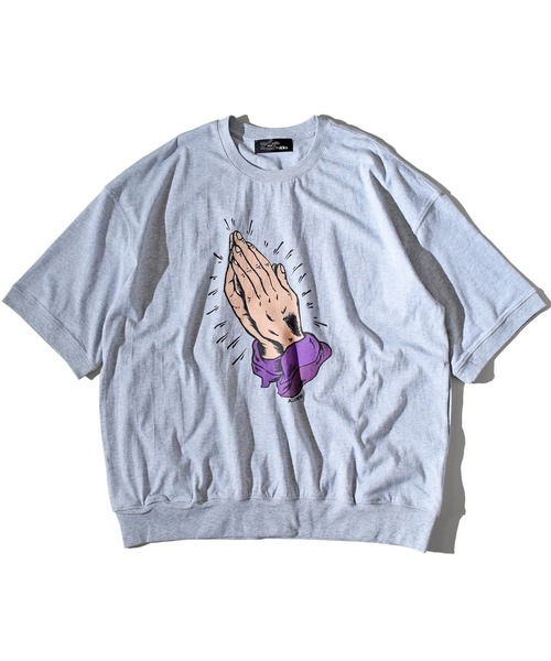 ALDIES(アールディーズ)の「Chorus Big T / コーラスビッグT(Tシャツ/カットソー・メンズ・グレー/ホワイト/ブルー・FREE)」の21枚目の写真