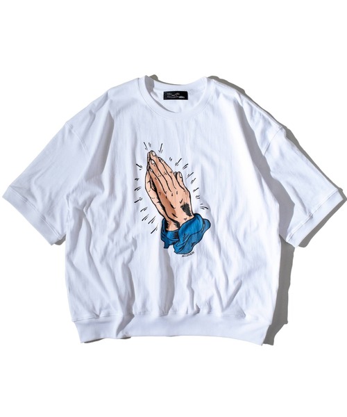 ALDIES(アールディーズ)の「Chorus Big T / コーラスビッグT(Tシャツ/カットソー・メンズ・グレー/ホワイト/ブルー・FREE)」の20枚目の写真