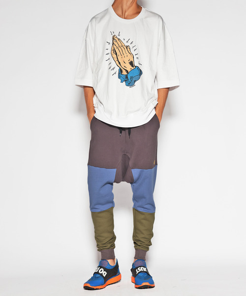 ALDIES(アールディーズ)の「Chorus Big T / コーラスビッグT(Tシャツ/カットソー・メンズ・グレー/ホワイト/ブルー・FREE)」の19枚目の写真