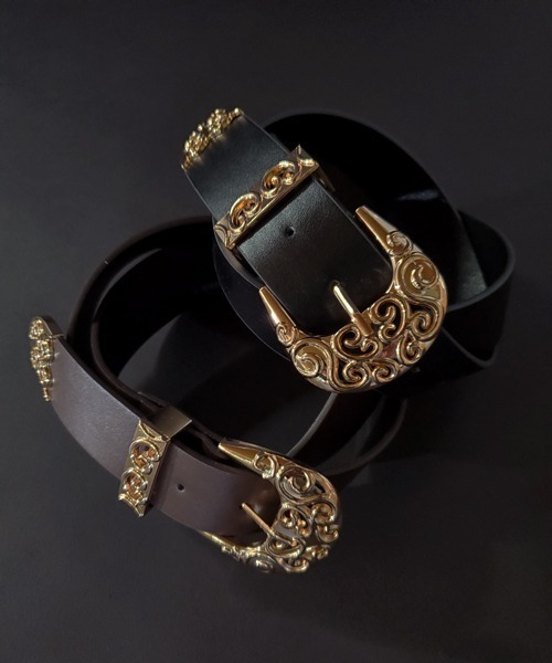 【特別SALE】HERMES ブラックレザーベルト アピ ゴールドバックル 爱马仕奢侈品- 京东