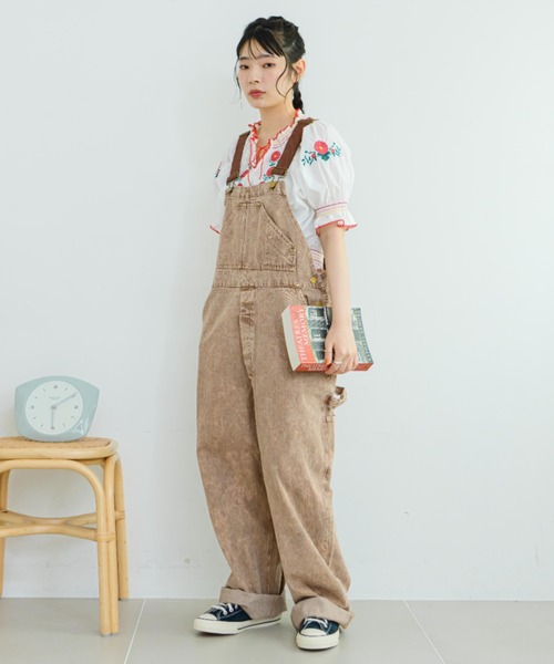 eLur（エラー）の「フラワー刺繍ブラウス（シャツ/ブラウス・レディース・レッド/ブルー・FREE）」の13枚目の写真