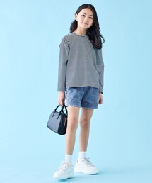 UNFILO（アンフィーロ）の「【110-150cm】デニムショートパンツ（デニムパンツ）」