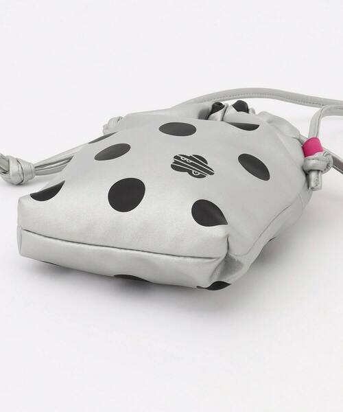 FRAPBOIS（フラボア）の「ドット巾着 サコッシュバッグ（ショルダーバッグ・レディース・シルバー/ブラック・FREE）」の7枚目の写真