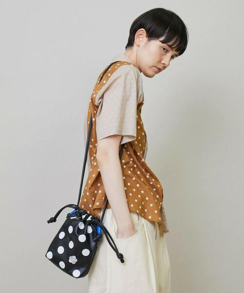 FRAPBOIS（フラボア）の「ドット巾着 サコッシュバッグ（ショルダーバッグ・レディース・シルバー/ブラック・FREE）」の17枚目の写真