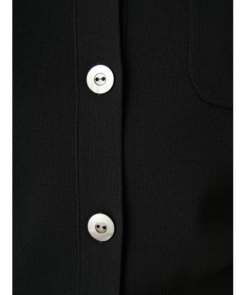 FRAY I.D（フレイアイディー）の「ポロカラーノースリニットジレ／接触冷感（ニット/セーター・レディース・グリーン/グレー/ブラック・FREE）」の21枚目の写真