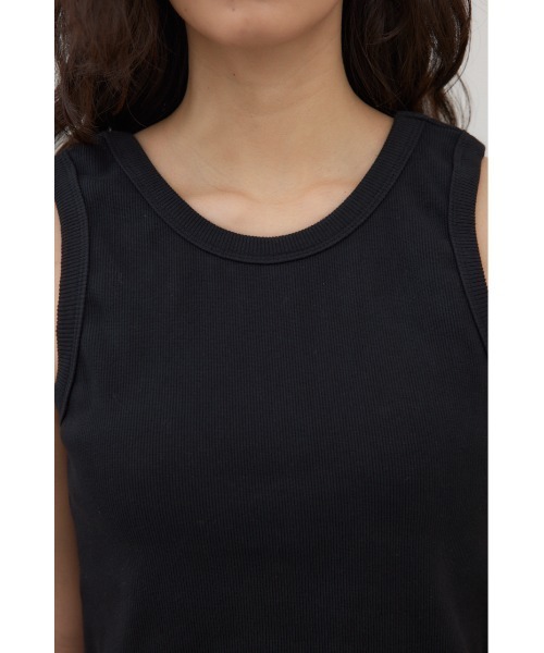 crie conforto(クリーコンフォルト)の「カップ付きアメスリタンク(タンクトップ・レディース・オフホワイト/ブラック・MEDIUM)」の15枚目の写真