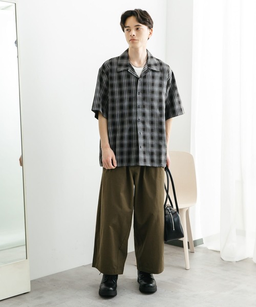 SENSE OF PLACE by URBAN RESEARCH(センスオブプレイスバイアーバンリサーチ)の「バレルレッグチノパンツ(その他パンツ・メンズ・ミント/ブラウン/チャコールグレー・MEDIUM/LARGE)」の19枚目の写真