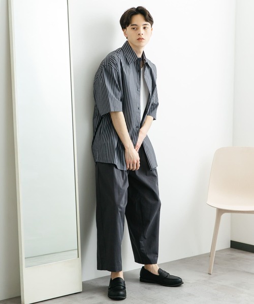 SENSE OF PLACE by URBAN RESEARCH(センスオブプレイスバイアーバンリサーチ)の「バレルレッグチノパンツ(その他パンツ・メンズ・ミント/ブラウン/チャコールグレー・MEDIUM/LARGE)」の15枚目の写真