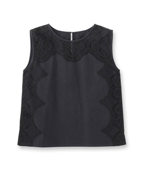 ドレステリア（DRESSTERIOR）/【コットン100％洗える】パネルレースブラウス セール】【コットン100％/洗える】パネルレースブラウス（シャツ