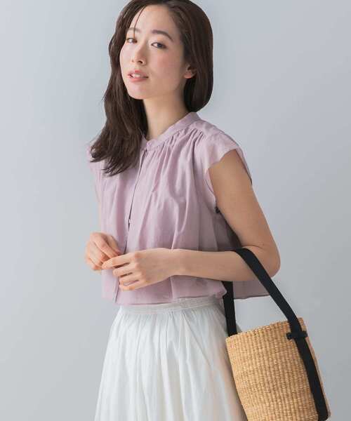 【URBAN　RESEARCH　ROSSO】F by ROSSO　コットンボイルレイヤードブラウス F by ROSSO コットンボイルレイヤードブラウス[RAA5-23Y514