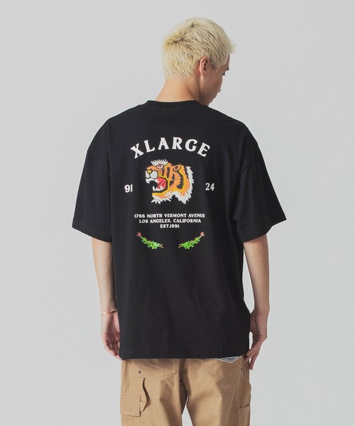 完売確実 早い者勝ち XLARGE TIGER S/S TEE アジアン風でCOOL エクストララージ XLARGE ベースボール ショートスリーブTシャツ
