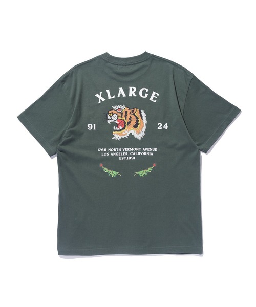 XLARGE(エクストララージ)の「TIGER S/S TEE(Tシャツ/カットソー・メンズ・ホワイト/ブラック/グリーン・XL/S/M/L)」の17枚目の写真