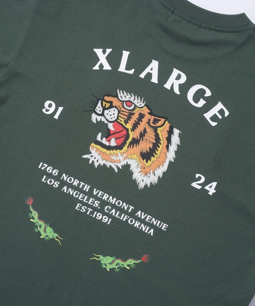 XLARGE(エクストララージ)の「TIGER S/S TEE(Tシャツ/カットソー・メンズ・ホワイト/ブラック/グリーン・XL/S/M/L)」の20枚目の写真