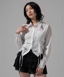 ドロストリボンシャツ【ZOZOTOWN限定アイテム】