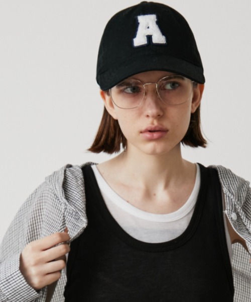 Auntie Rosa Holiday（アンティローザホリデー）の「さがら刺繍ロゴCAP（キャップ・レディース・アイボリー/ブラック/ブラウン・FREE）」の2枚目の写真