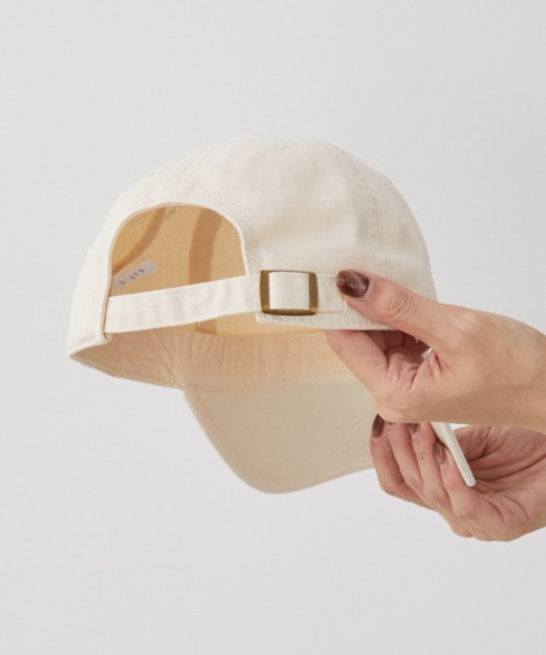 Auntie Rosa Holiday（アンティローザホリデー）の「さがら刺繍ロゴCAP（キャップ・レディース・アイボリー/ブラック/ブラウン・FREE）」の7枚目の写真