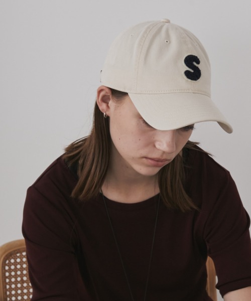 Auntie Rosa Holiday（アンティローザホリデー）の「さがら刺繍ロゴCAP（キャップ・レディース・アイボリー/ブラック/ブラウン・FREE）」の8枚目の写真