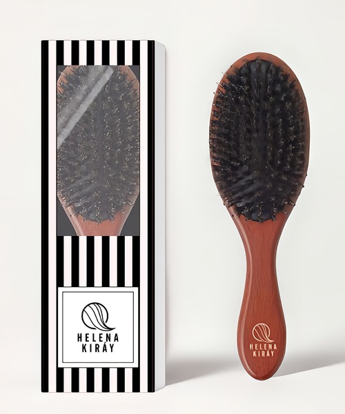 木製ヘアブラシ 平面型 Amazon | HELENA KIRAY ヘアブラシ パドルブラシ ブラシ 【こだわりの