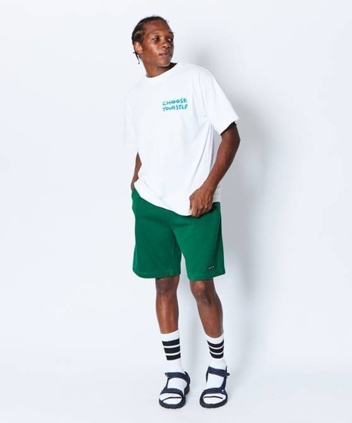 AKTR（アクター）の「AKTR AKTR LOGO SWEAT SHORTS（アクター AKTR ロゴ スウェット ショーツ）（その他パンツ・メンズ・グレー系/ブラック系/グリーン系・LARGE/X-LARGE/MEDIUM）」の3枚目の写真
