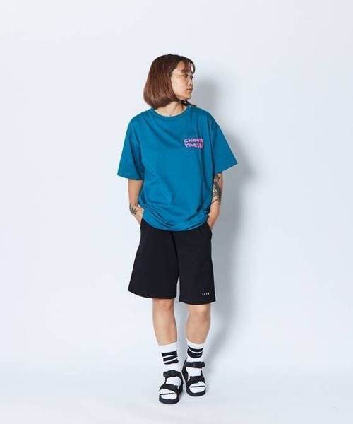 AKTR（アクター）の「AKTR AKTR LOGO SWEAT SHORTS（アクター AKTR ロゴ スウェット ショーツ）（その他パンツ・メンズ・グレー系/ブラック系/グリーン系・LARGE/X-LARGE/MEDIUM）」の13枚目の写真