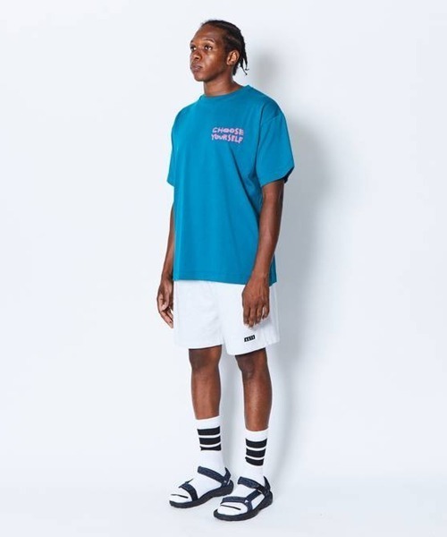 AKTR（アクター）の「AKTR AKTR LOGO SWEAT SHORTS（アクター AKTR ロゴ スウェット ショーツ）（その他パンツ・メンズ・グレー系/ブラック系/グリーン系・LARGE/X-LARGE/MEDIUM）」の19枚目の写真